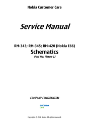 Nokia RM-345 Service Manual