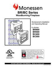Monessen Hearth BR400 Homeowner's Installation And Operating Manual