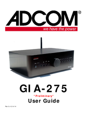Adcom GIA-275 User Manual