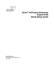 3Com AirProtect Enterprise Engine 6100 Quick Setup Manual