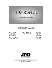 A&D HD-04 Instruction Manual