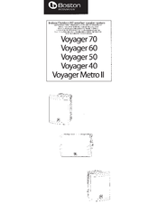 Boston Acoustics Voyager 70 User Manual