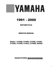 Yamaha 1998 SH50G Service Manual
