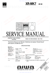 Aiwa XR-MK7 HC Service Manual