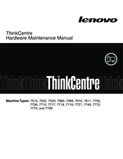 Lenovo ThinkCentre 7705 Maintenance Manual