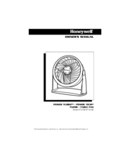 Honeywell HFT-311BC Owner's Manual
