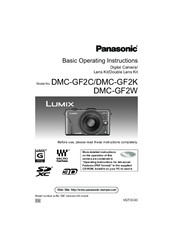 Panasonic Lumix DMC-GF2W Basic Operating Instructions Manual