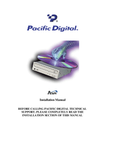 Pacific Digital PDCdrive Installation Manual