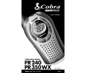 Cobra microTALK PR 350 WX Owner's Manual