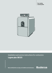 Buderus Logano plus SB325 Installation And Service Instructions Manual
