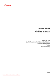 Canon IB4000 series Online Manual