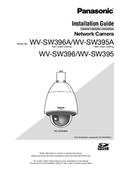 Panasonic WV-SW395A Installation Manual