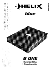 HELIX Blue B ONE Instruction Manual