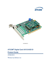ATCOM AX1D Product Manual