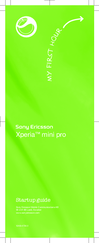 Sony Ericsson Xperia Mini Pro SK17a Startup Manual