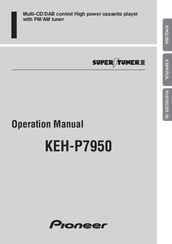 Pioneer KEH-P7950 ES Operation Manual
