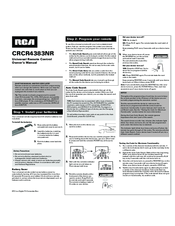 RCA CRCR4383NR Owner's Manual