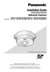 Panasonic WV-SW458 Installation Manual