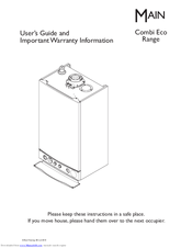 Baxi Main Combi 25 Eco User's Manual And Important Warranty Information