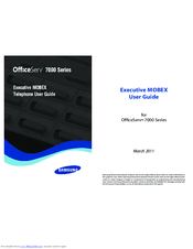 Samsung Executive MOBEX User Manual