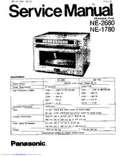 Panasonic NE-2680 Service Manual