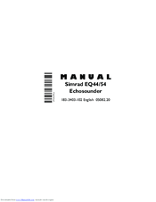 Simrad EQ54 Manual Manual
