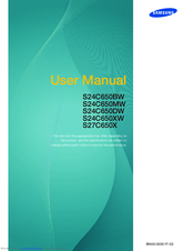 Samsung S24C650BW User Manual