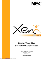 Nec Xen Alpha Manager's Manual