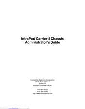 Cisco IntraPort Carrier-8 Administrator's Manual