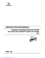 PIAGGIO 633937(ES) Service Station Manual