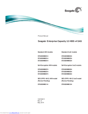 Seagate ST4000NM0034 Product Manual