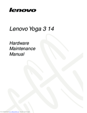 Lenovo yoga 3 14 Hardware Maintenance Manual