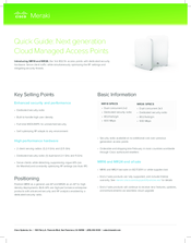 Cisco MR18 Quick Manual
