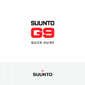 Suunto G9 Quick Manual