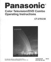 Panasonic CT-20DC50 Operating Instructions Manual