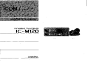 ICOM IC-M120 Instruction Manual