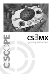 C-Scope CS3MX Operating Instructions Manual