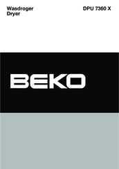 Beko DPU 8340 X User Manual
