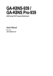 Gigabyte GA-K8NS Pro-939 User Manual