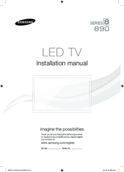 Samsung HG46NC890 Installation Manual