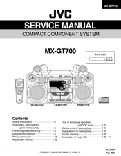 JVC CA-MXGT700 Service Manual