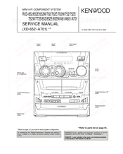 Kenwood RDX-752 Service Manual