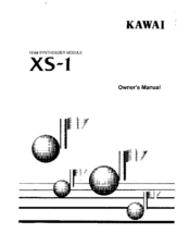 Kawai XS-1 Owner's Manual