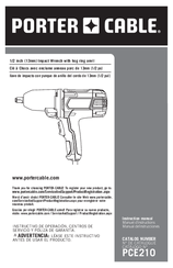Porter-Cable PCE210 Instruction Manual