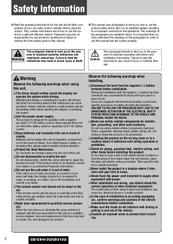 Panasonic CQC8413U - CAR AUDIO-MULTI-LANG Operating Instructions Manual