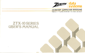 Zenith ZTX-10 Series User Manual