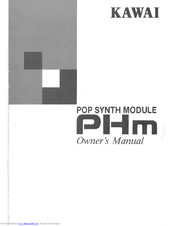 Kawai PHm Owner's Manual