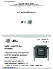 AT&T DECT 6.0 SB67128 User Manual