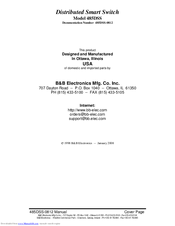B&B Electronics 485DSS Manual