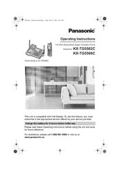 Panasonic KX-TG5562C Operating Instructions Manual